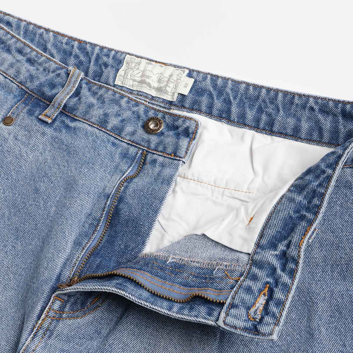 Dime Pleated Denim Shorts