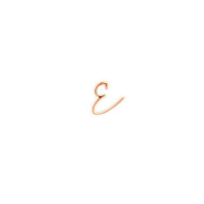 Made Mine Charms - Script Initial Charms (Rose Gold)