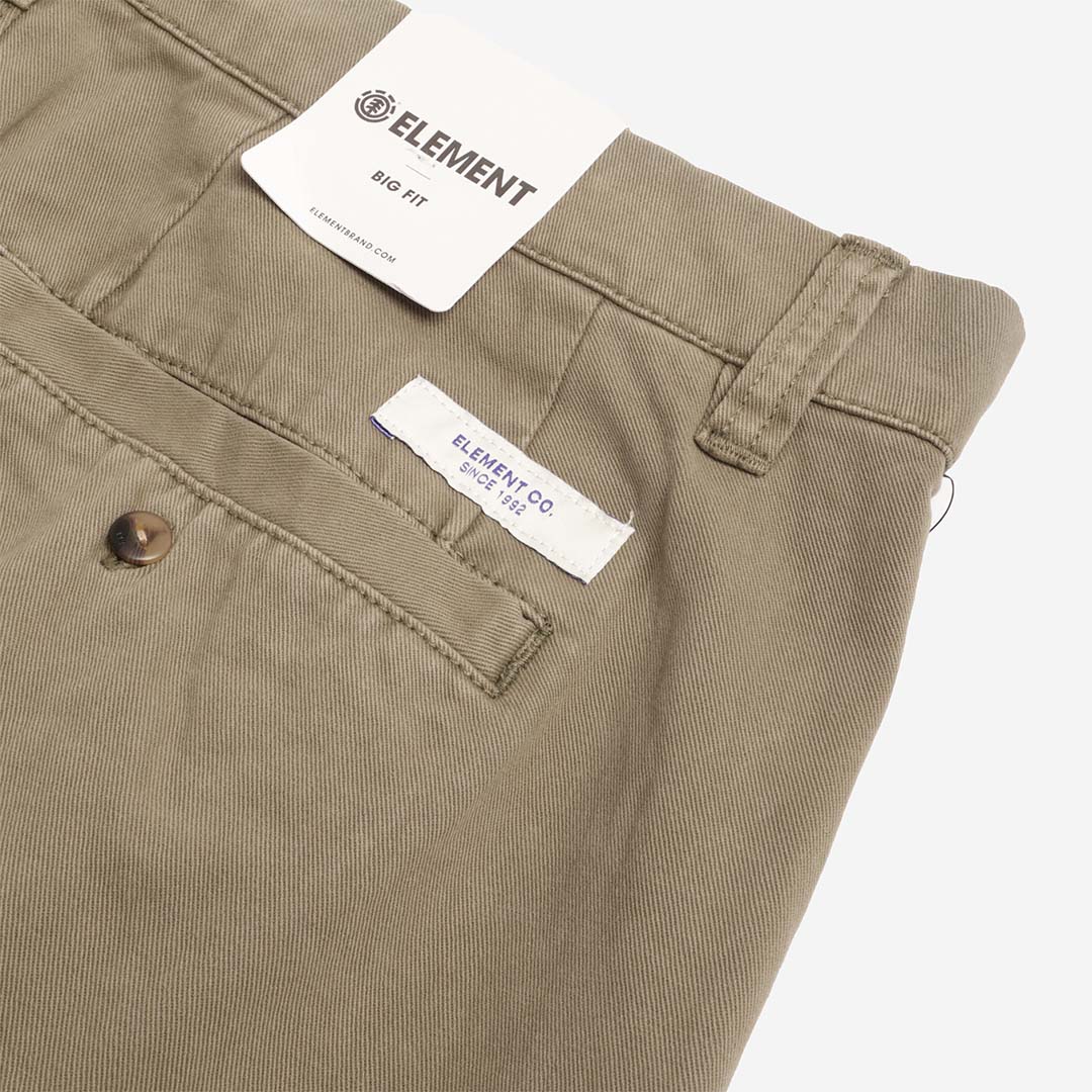 Element Big Pleated Chino Pant