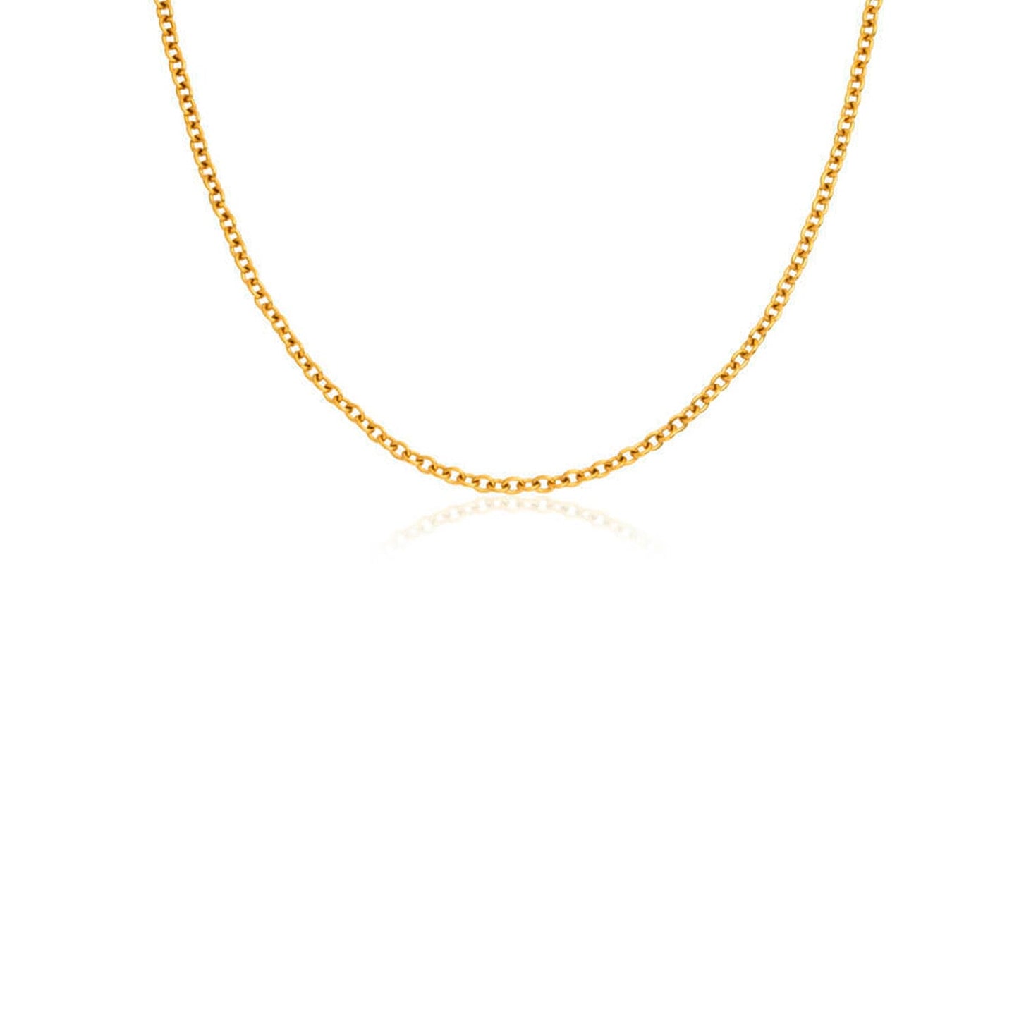 Fingerprint Written In The Stars Tag Necklace (Gold)