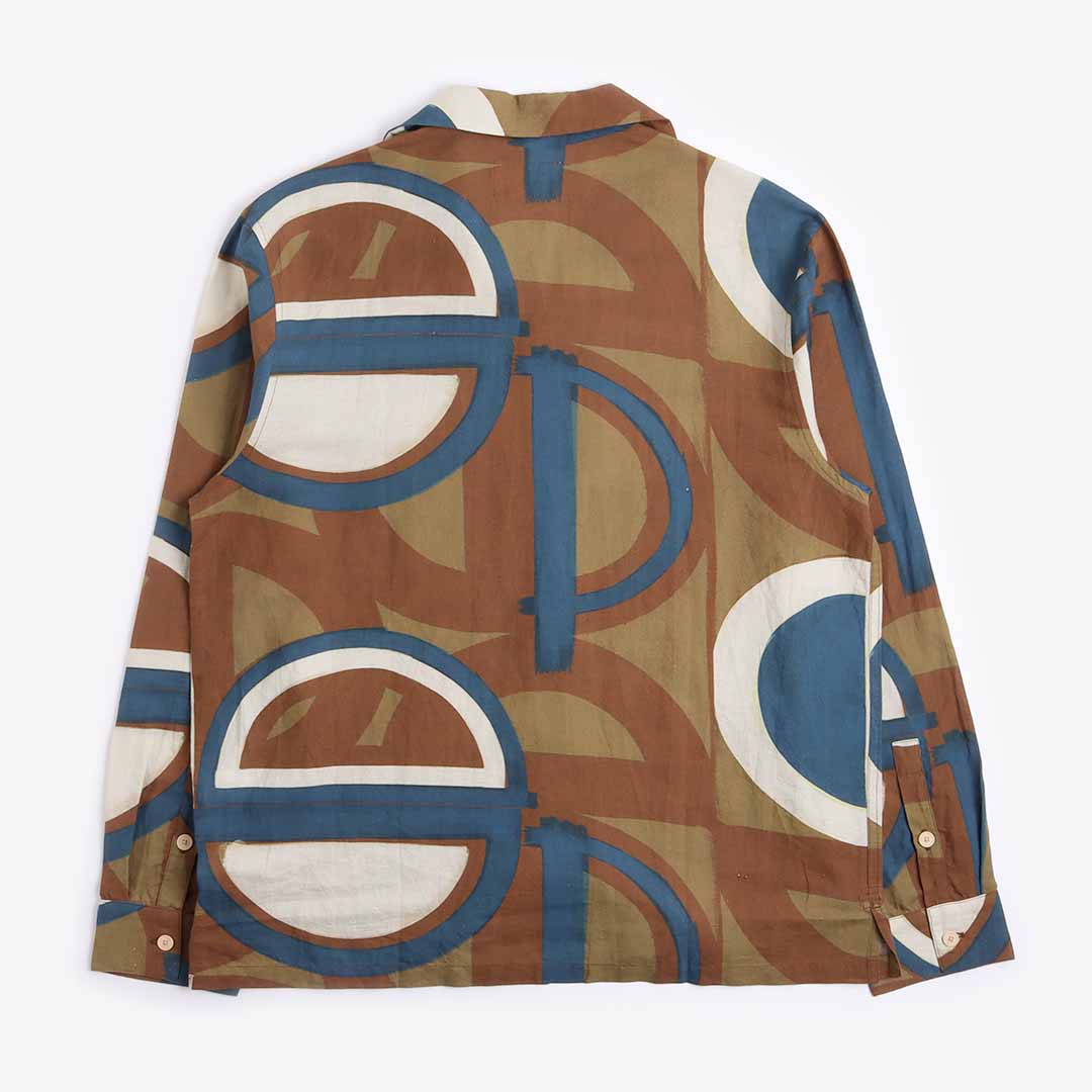 Folk Long Sleeve Soft Collar Shirt