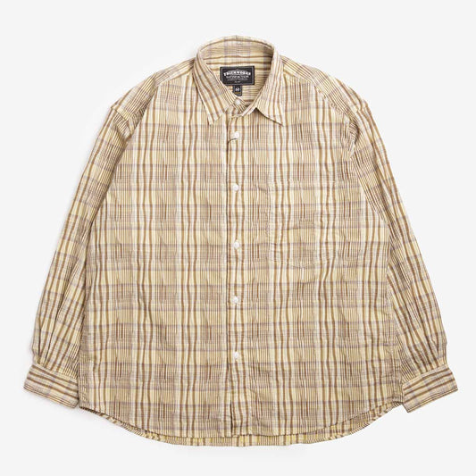 FrizmWORKS Gathered Check Shirt