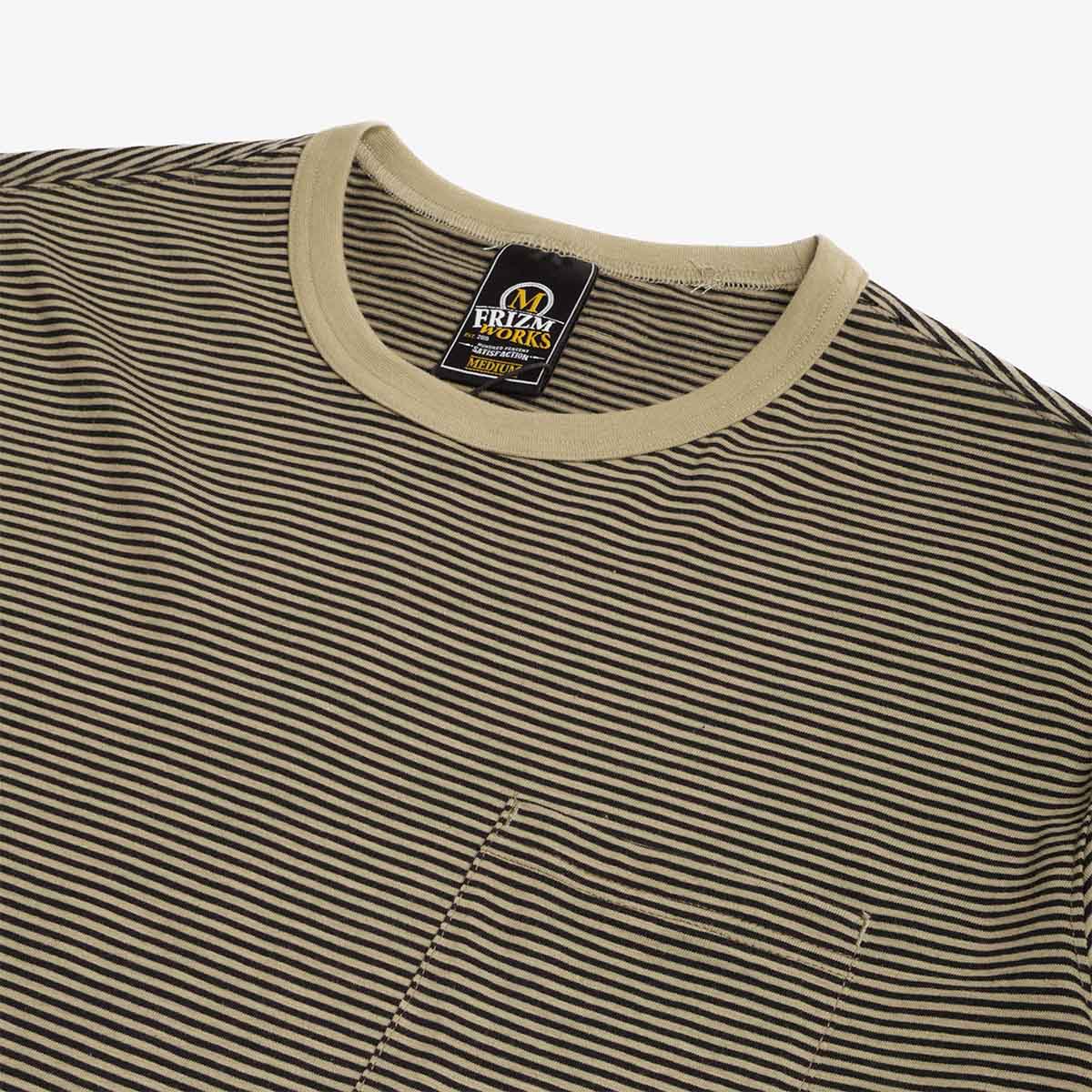 FrizmWORKS Thin Stripe Half T-Shirt