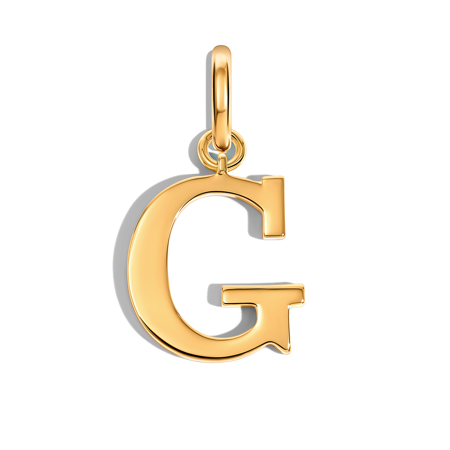 Large Didot Initial Accessories Charm (Gold)