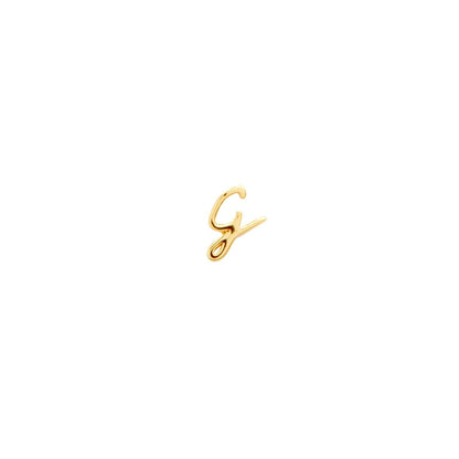 Made Mine Script Letter Bracelet (Gold) - TT