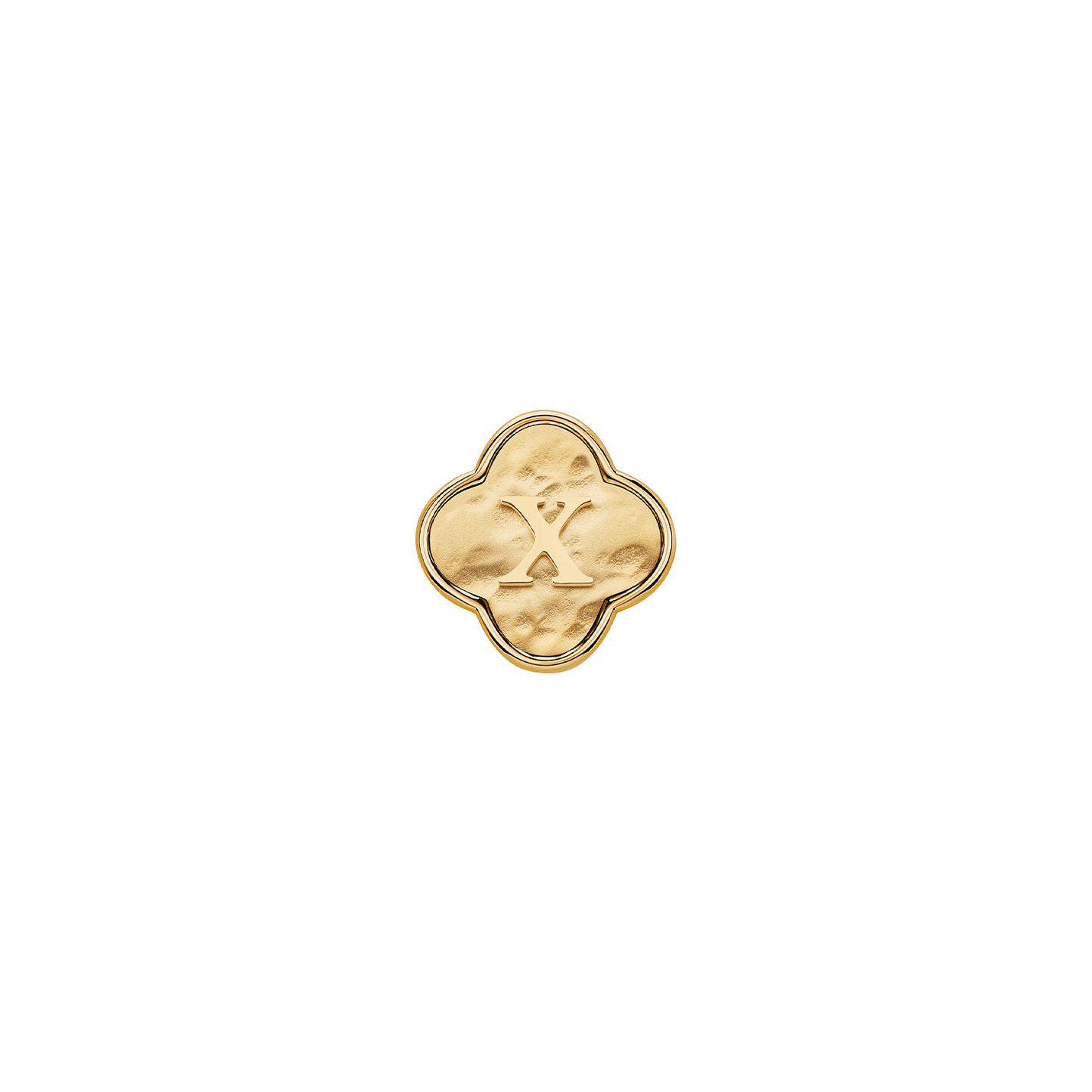 Molten Clover Charms (Gold) - Initials