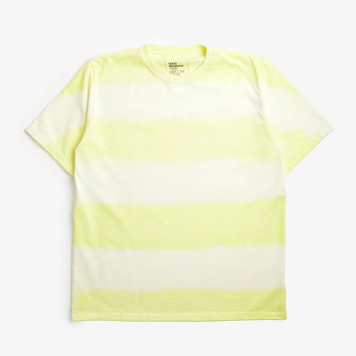 Good Measure Acid Yellow Dyed Stripe T-Shirt