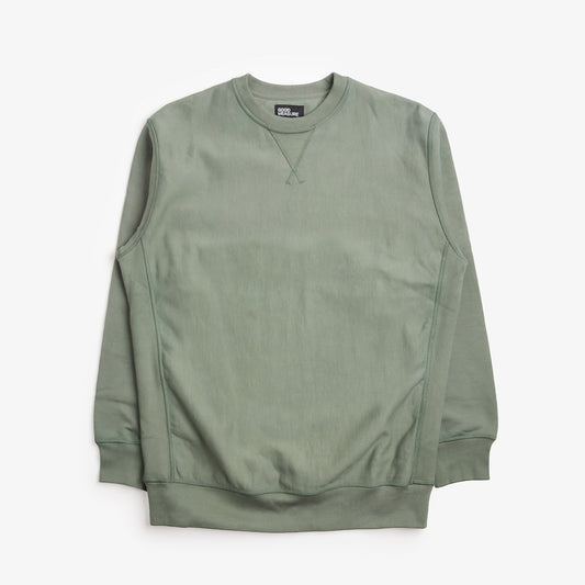 Good Measure M-21 Junglist Green Hand Dyed Crew Neck Sweat