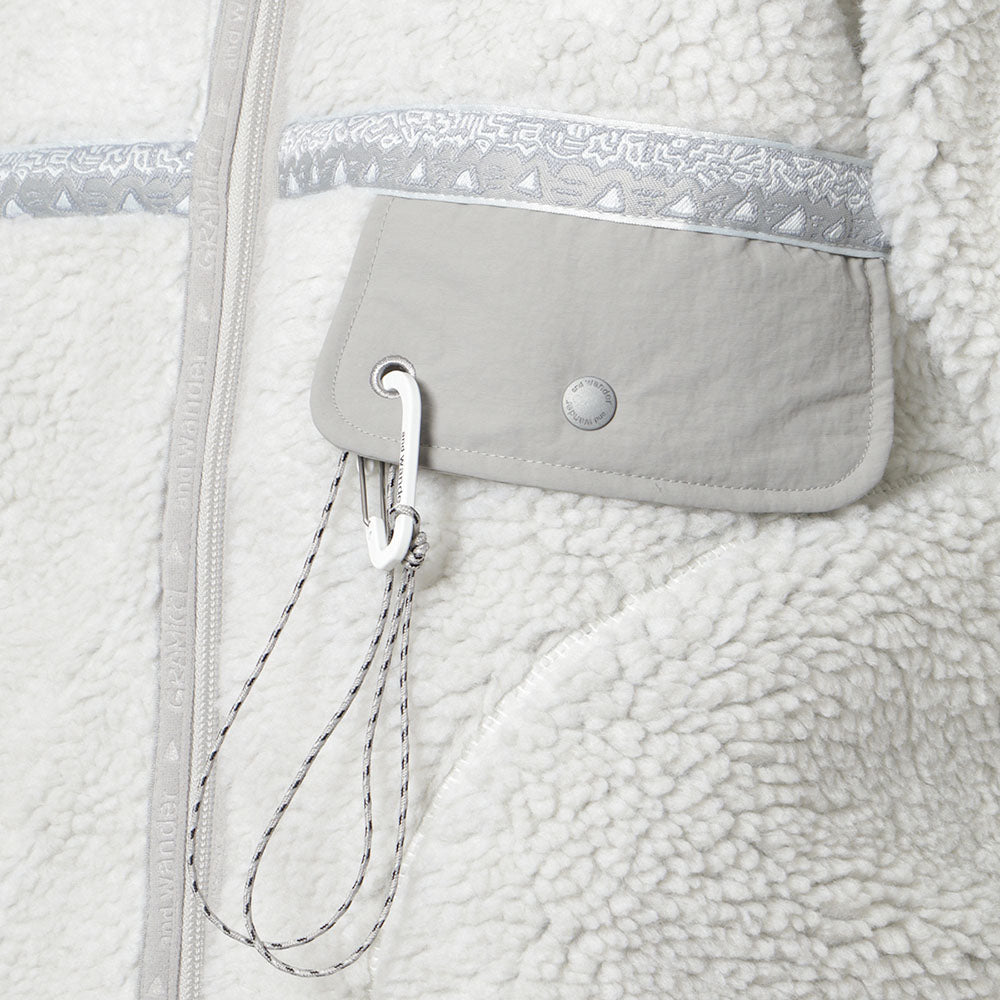 Gramicci x And Wander JQ Tape Fleece Jacket
