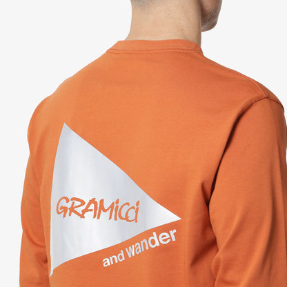 Gramicci x And Wander Backprint Long Sleeve T-Shirt