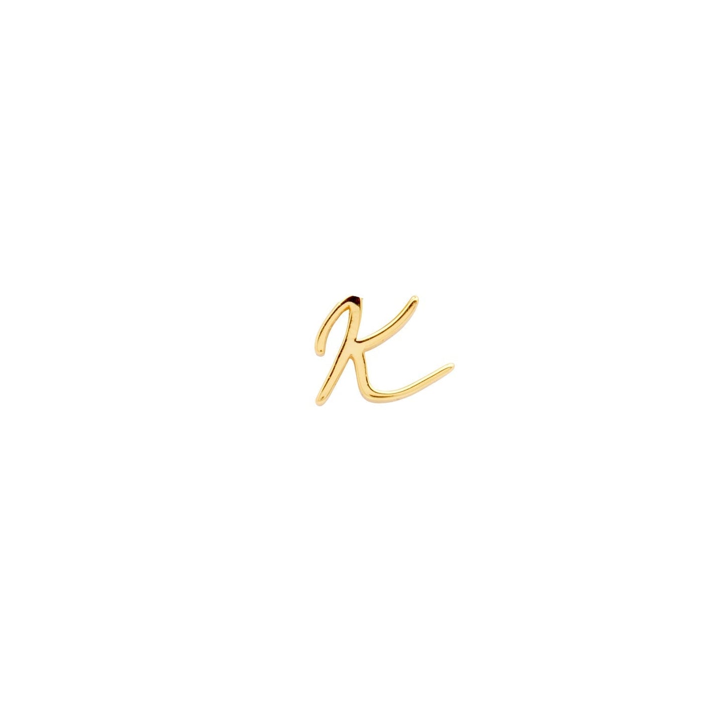 Made Mine Script Letter Bracelet (Gold) - NN