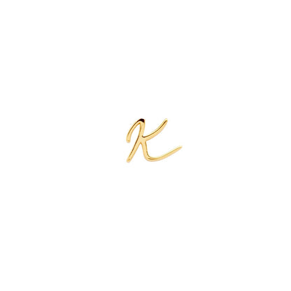 Made Mine Script Letter Bracelet (Gold)