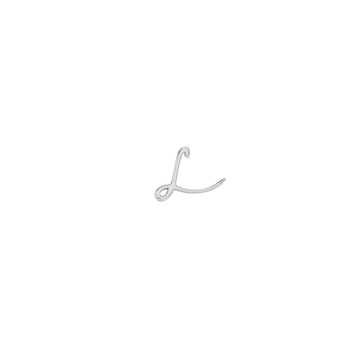 Made Mine Script Letter Bracelet (Silver) - NN