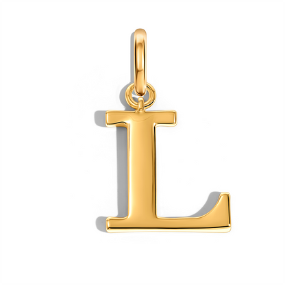 Large Didot Initial Accessories Charm (Gold)