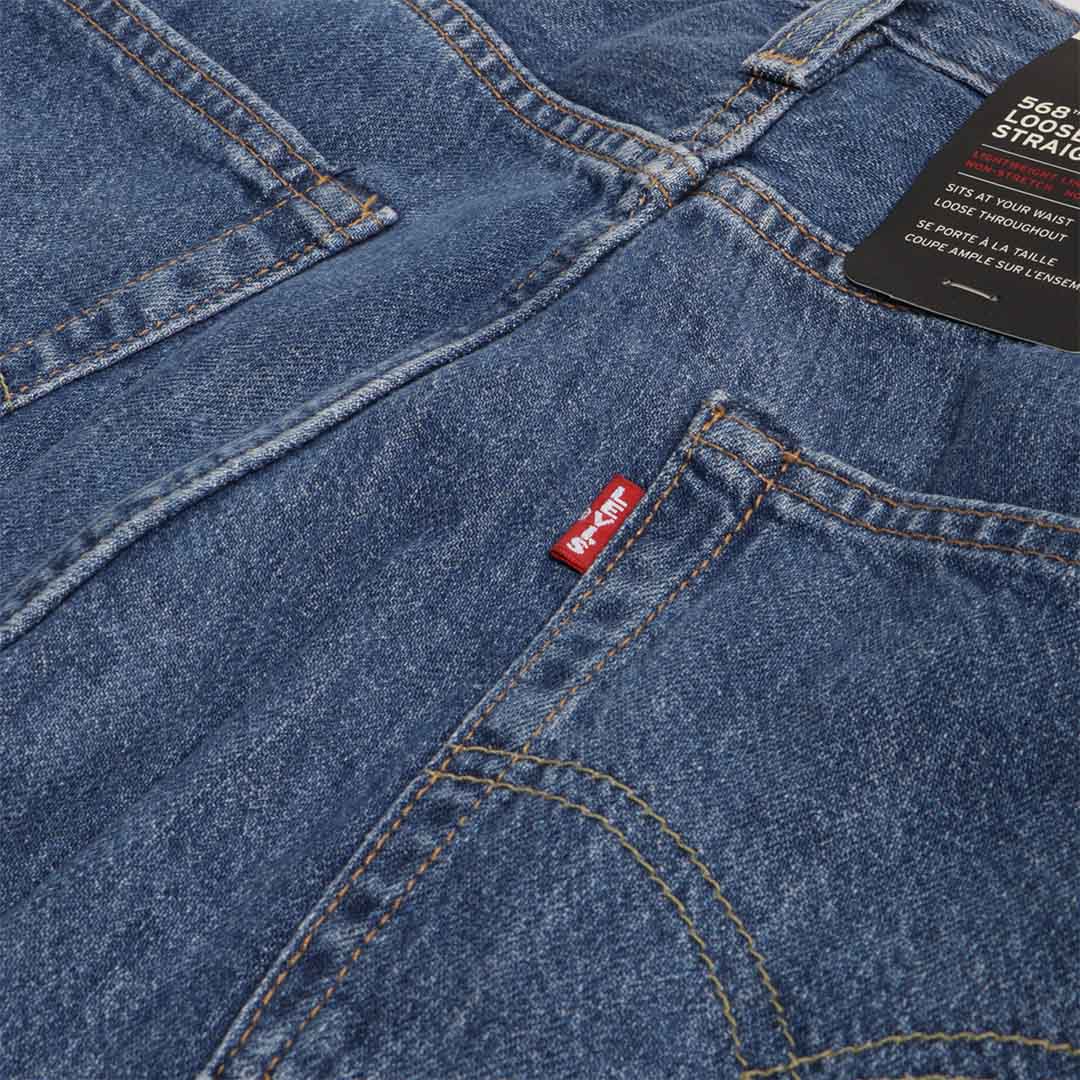 Levi's 568 Stay Loose Lightweight Linen+ Denim Jeans