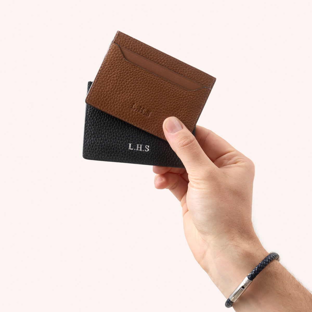 Leather Card Holder (Black)