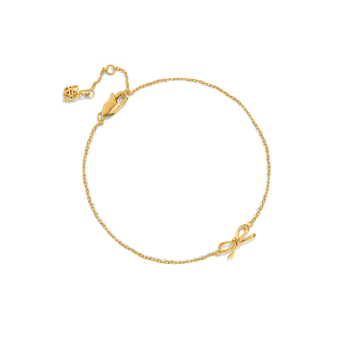 Fine Bow Jewellery Set (Gold)