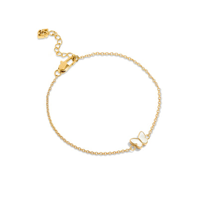Made Mine Butterfly Bracelet (Gold)