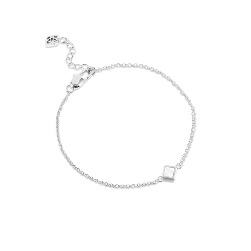 Made Mine Clover Bracelet (Silver)