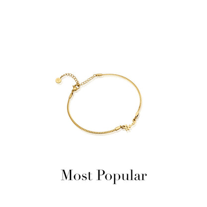 Signature Name Anklet (Gold)