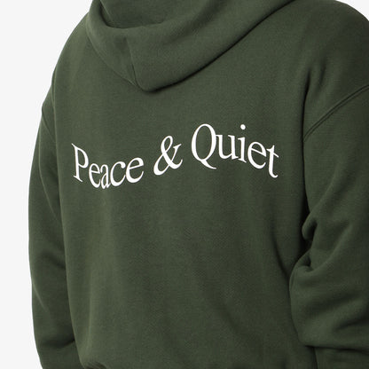 Museum of Peace and Quiet Wordmark Zip Up Hoodie