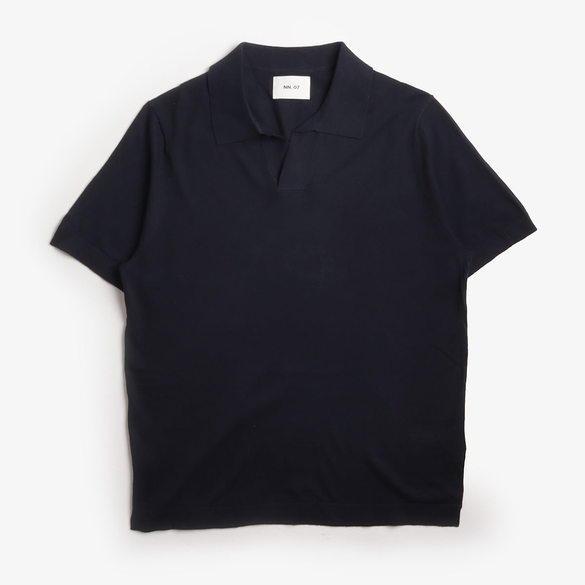 NN.07 Ryan Knitted Linen Blend Polo Shirt