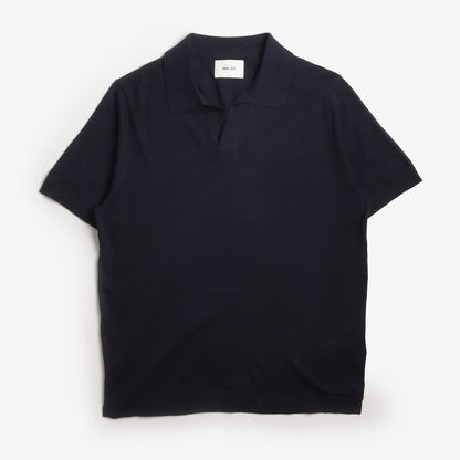 NN.07 Ryan Knitted Linen Blend Polo Shirt
