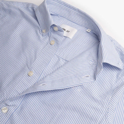 NN.07 Colby Logo Regular Fit Oxford Shirt