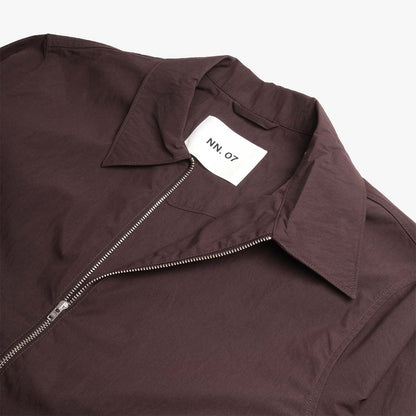 NN.07 Virgil Poplin Hybrid Zip Jacket
