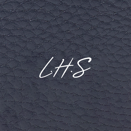 Leather Luggage Tag (Navy)
