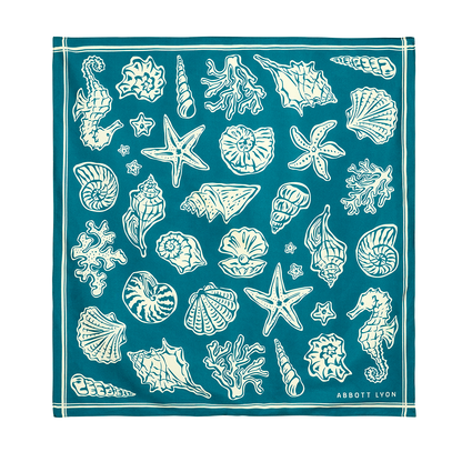 Ocean Icon Scarf (Teal)