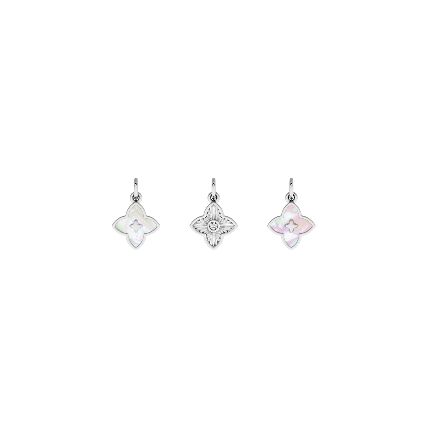 Made Mine Fine Charm - Flower (Silver)