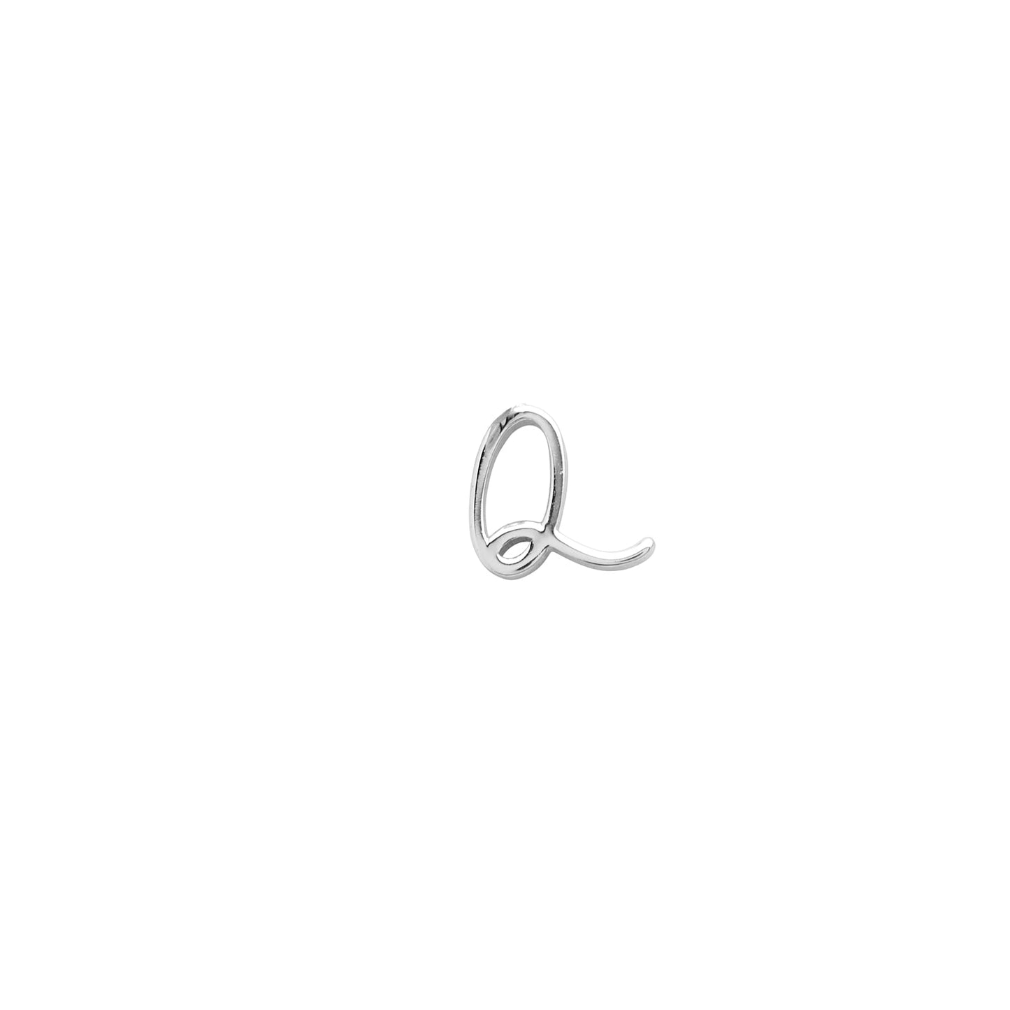 Made Mine Script Letter Bracelet (Silver) - TT
