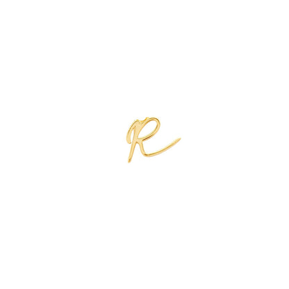 Made Mine Script Letter Bracelet (Gold) - NN