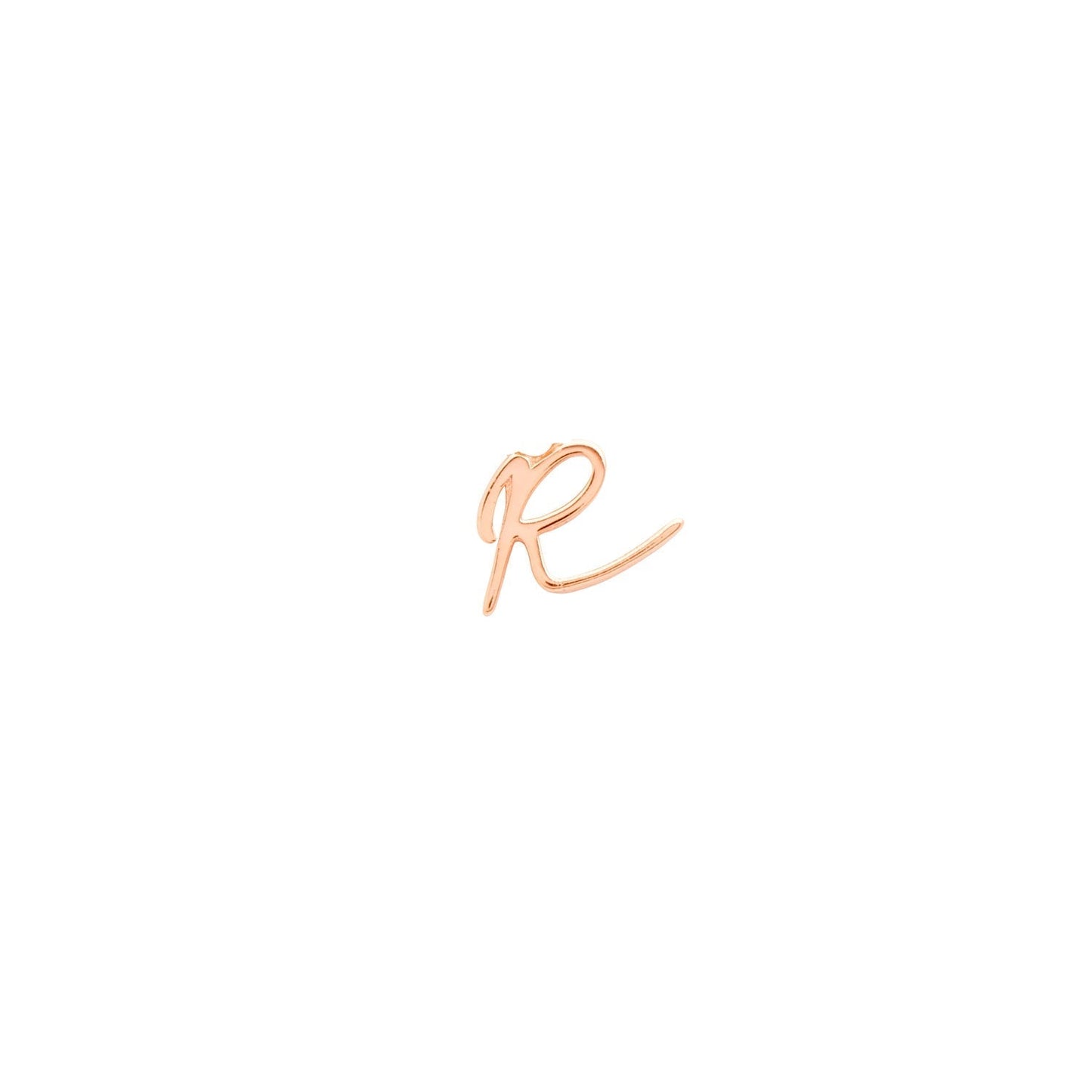 Made Mine Charms - Script Initial Charms (Rose Gold)