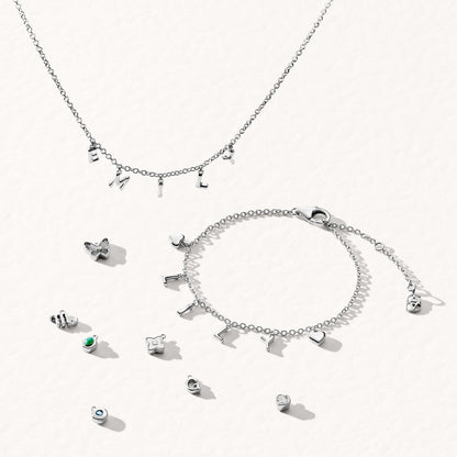 Made Mine Fine Charm Bracelet (Silver)