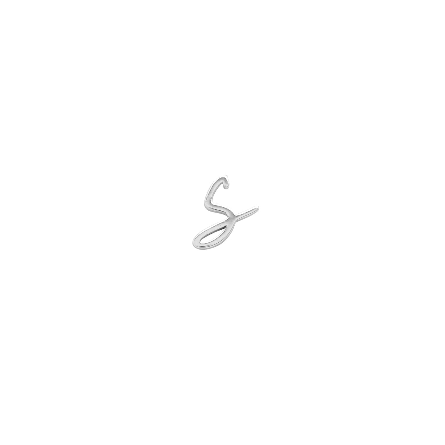 Made Mine Charms - Script Initial Charms (Silver)