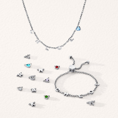 Made Mine Name Necklace - Silver