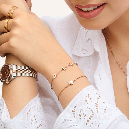 Made Mine Name Bracelet - Rose Gold