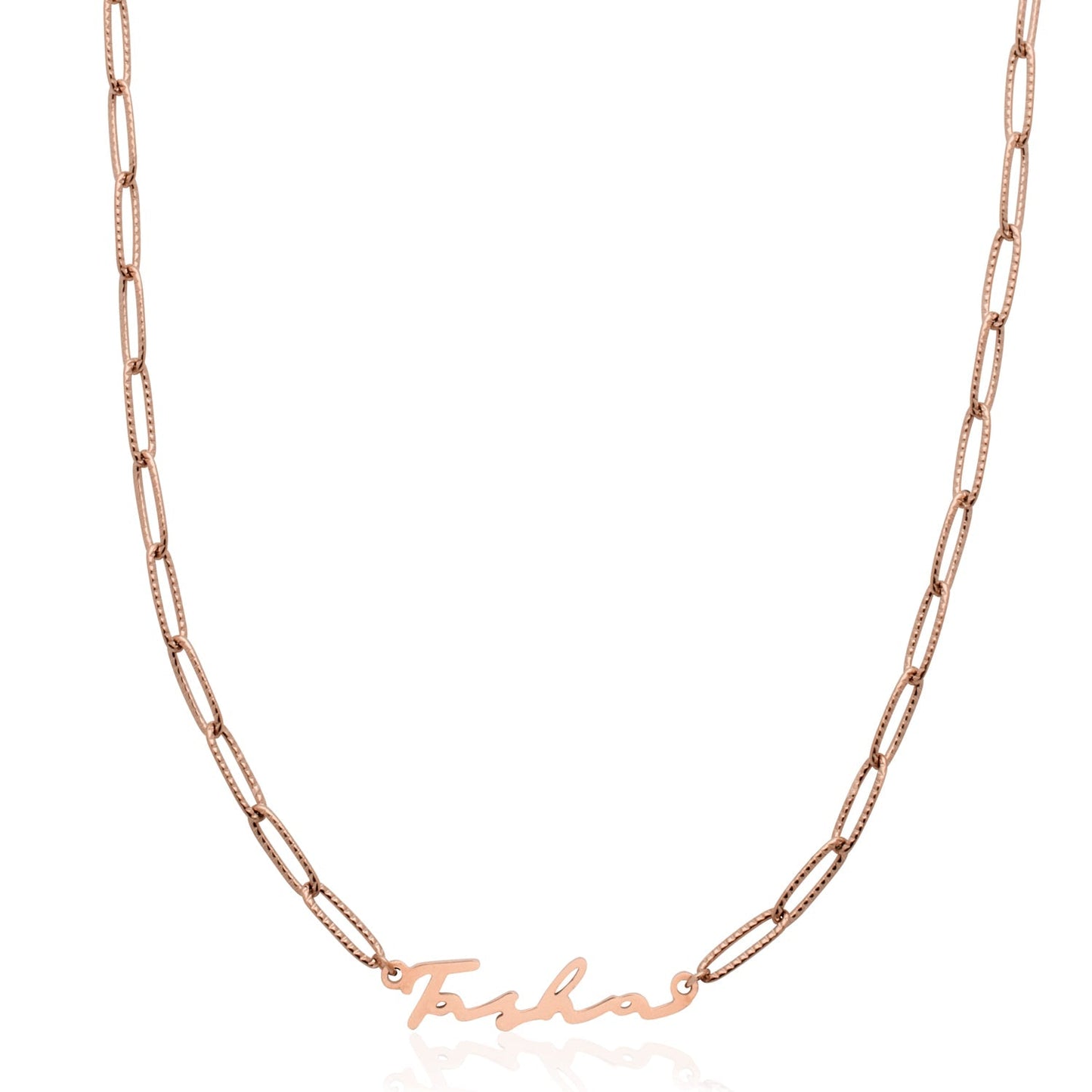Signature Name Necklace - Rose Gold