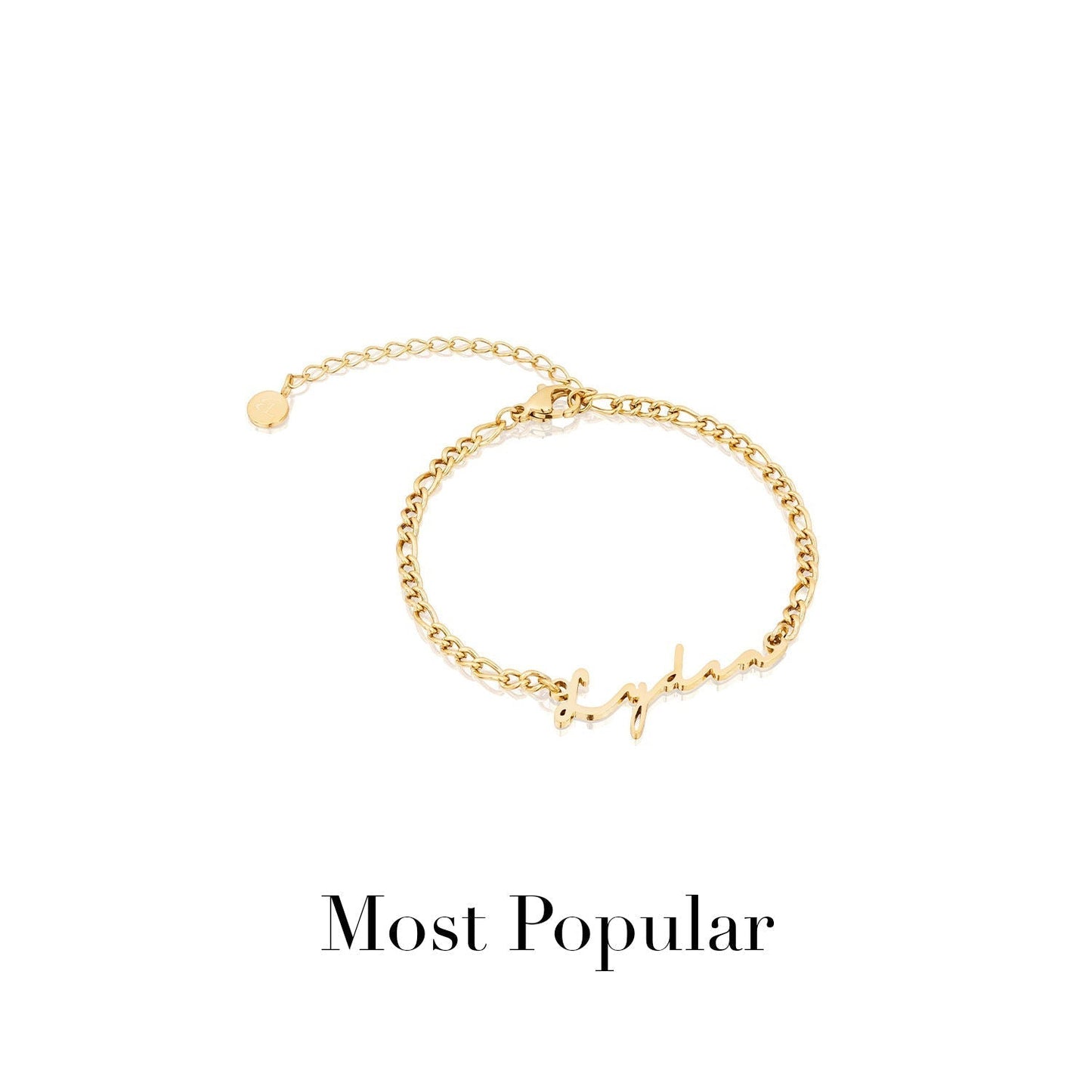 Signature Name Bracelet (Gold)