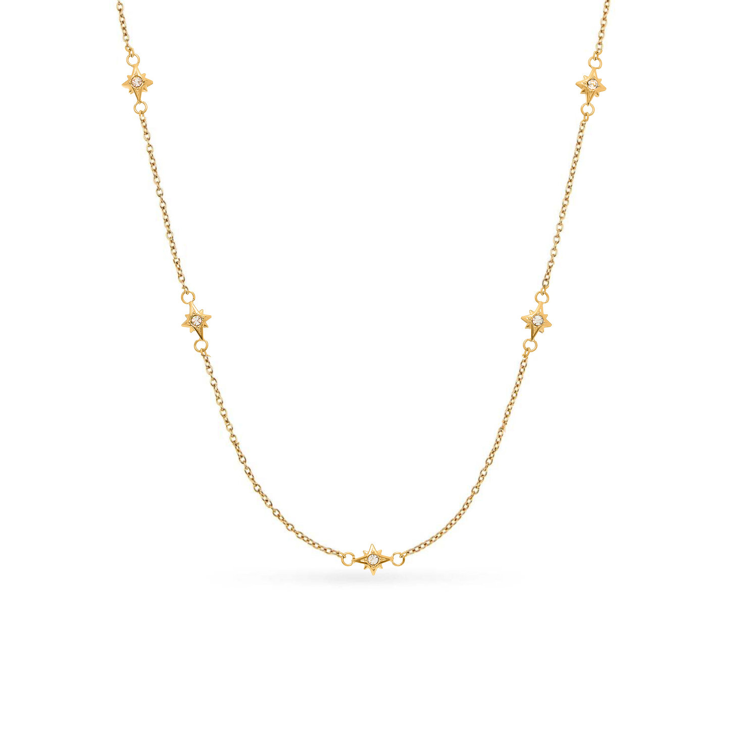 Round Photo Locket Sphere Necklace (Gold)