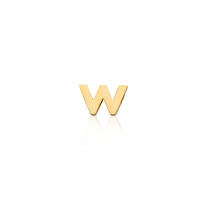 Made Mine Charms - Block Initial Charm (Gold)