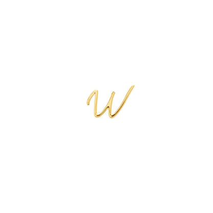Made Mine Script Letter Bracelet (Gold) - TT