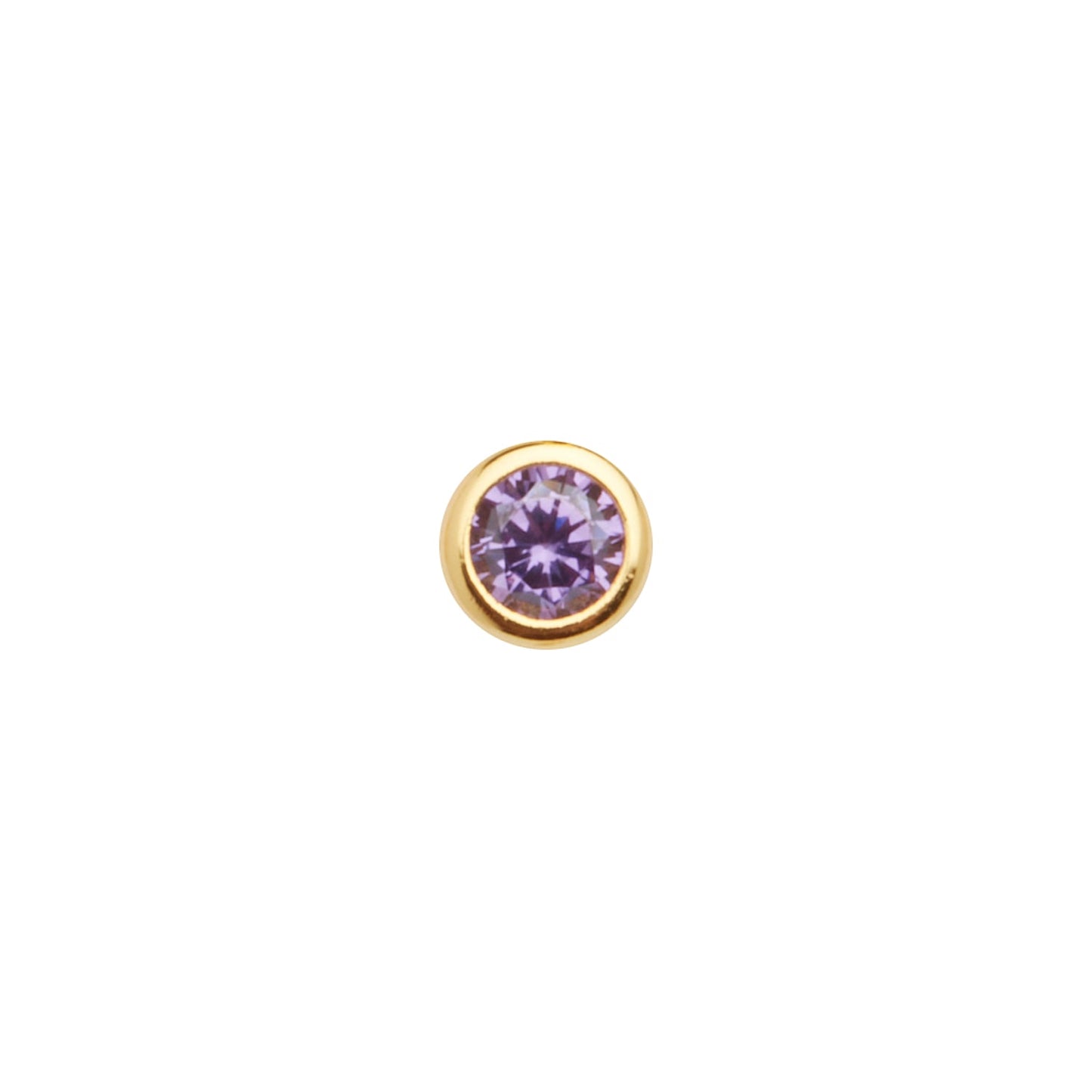 Mini Birthstone Necklace (Gold)