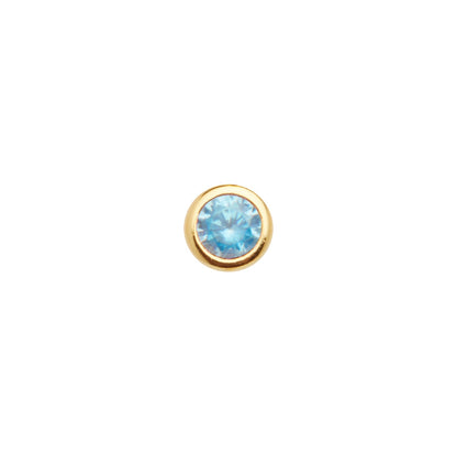 Mini Birthstone Necklace (Gold)