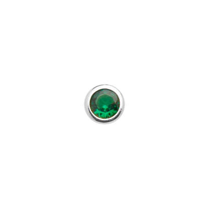 Mini Birthstone Necklace (Silver) (CS Replacement)