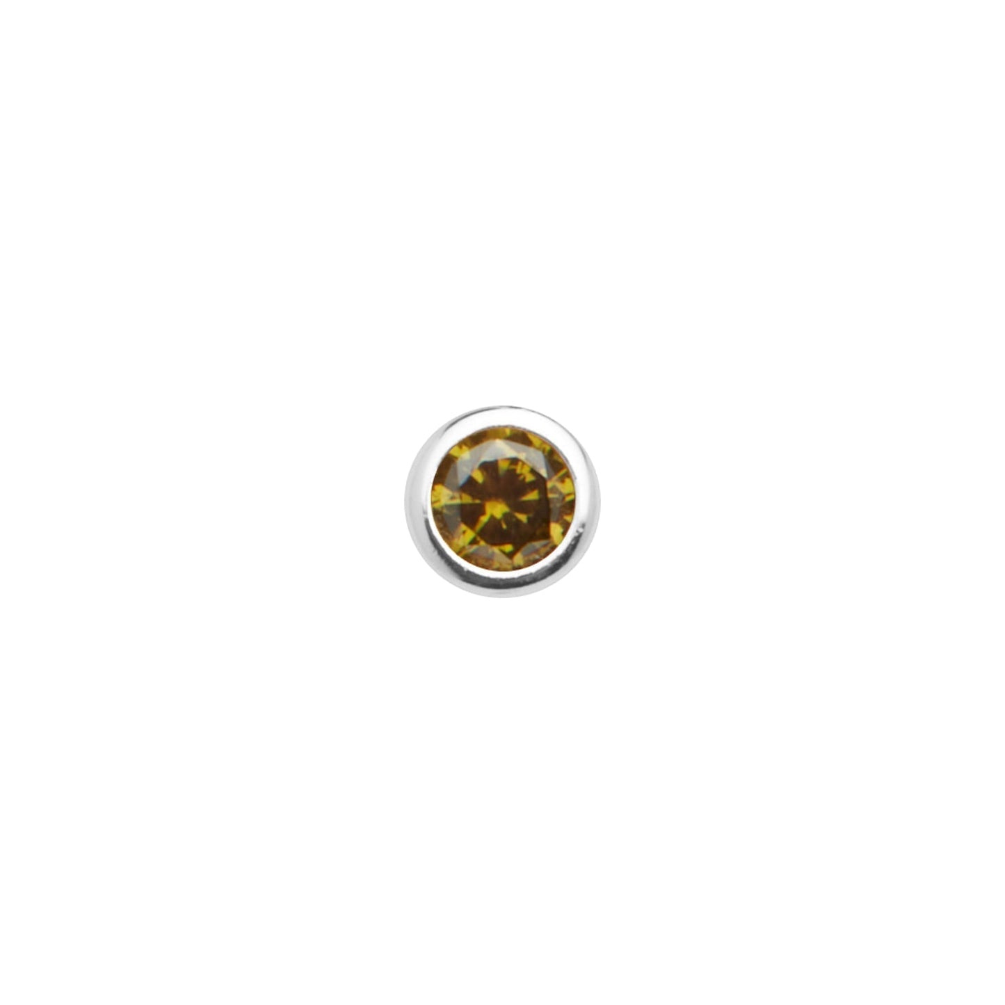 Mini Birthstone Necklace (Silver) (CS Replacement)