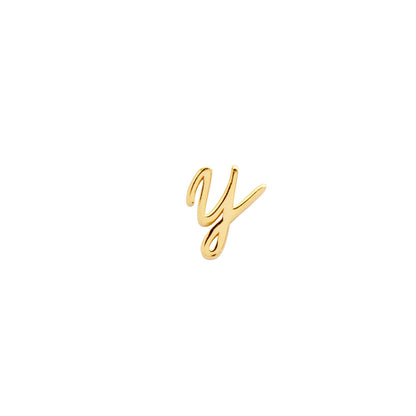 Made Mine Script Letter Bracelet (Gold)