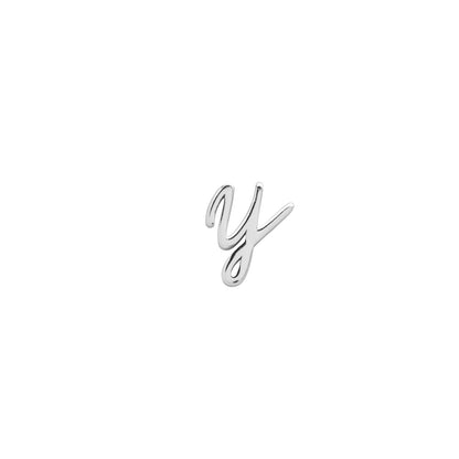 Made Mine Script Letter Bracelet (Silver) - TT